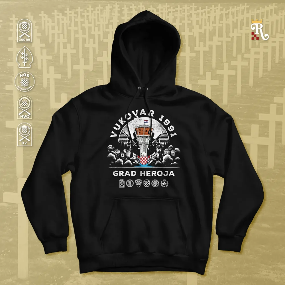 Hoodie Vukovar grad heroja Regnum domoljubna majica
