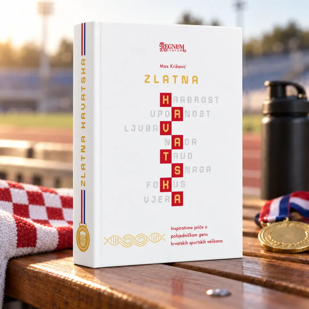 Knjiga Zlatna Hrvatska - uspjesi hrvatskog sporta kroz povijest. 516 stranica - 99 priča - više od 40 različitih sportova